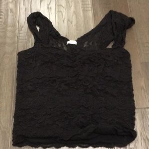 Lace crop top